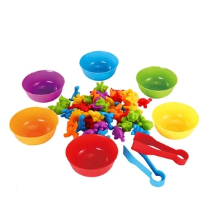 New Kids Sensory Training Lernen Spielzeug Farbe Klassifizierung & Zählen Früchte Tier Matching Game Sorting Cups Lernspiel zeug - Product Image 6