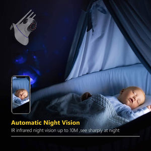 360 PTZ <span class=keywords><strong>Cam</strong></span> 1080P HD Wireless WiFi Camera sorveglianza di sicurezza domestica telecamera IP interna con visione notturna telecomandata - Product Image 5
