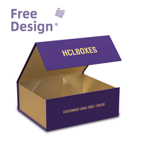 Boîtes cadeaux en carton rigide de luxe avec logo personnalisé, fermeture magnétique, poignée, recyclables, personnalisables pour l'emballage de cosmétiques et de bougies