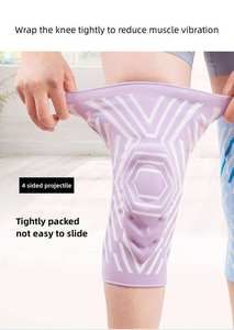 Genouillère de sport à compression écologique en silicone pour la course, le basketball et la gym, avec stabilisateur de rotule - Product Image 5