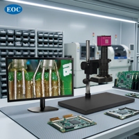 EOC 5MP Industrial LCD Digital Microscope 10-600X Measuring USB OEM ODM Wholesale Supplier for PCB Semiconductor Factory