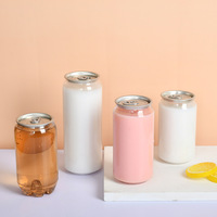 Boîtes PET Couvercle à extrémité ouverte facile Bouteille de bière Tasse à café pour bière Café Soda Emballage de boisson Peut personnalisé 355ml 473ml 330ml Rond