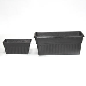 Les fabricants fournissent des pots de fleurs rectangulaires brillants <span class=keywords><strong>pour</strong></span> balcon extérieur et des jardinières diverses spécifications ameublement en plastique - Product Image 3