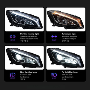 Auron mercede-Benz CLA W117 14-20 12V ใหม่โคมไฟกลางวันแบบฟูลไลท์ LED 6000K 60W - Product Image 5