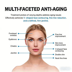 Appareil de beauté multifonctionnel pour le soin de la peau du visage, modelage du corps, resserrement de la peau du visage, raffermissement des ridules, machine de lifting - Product Image 3