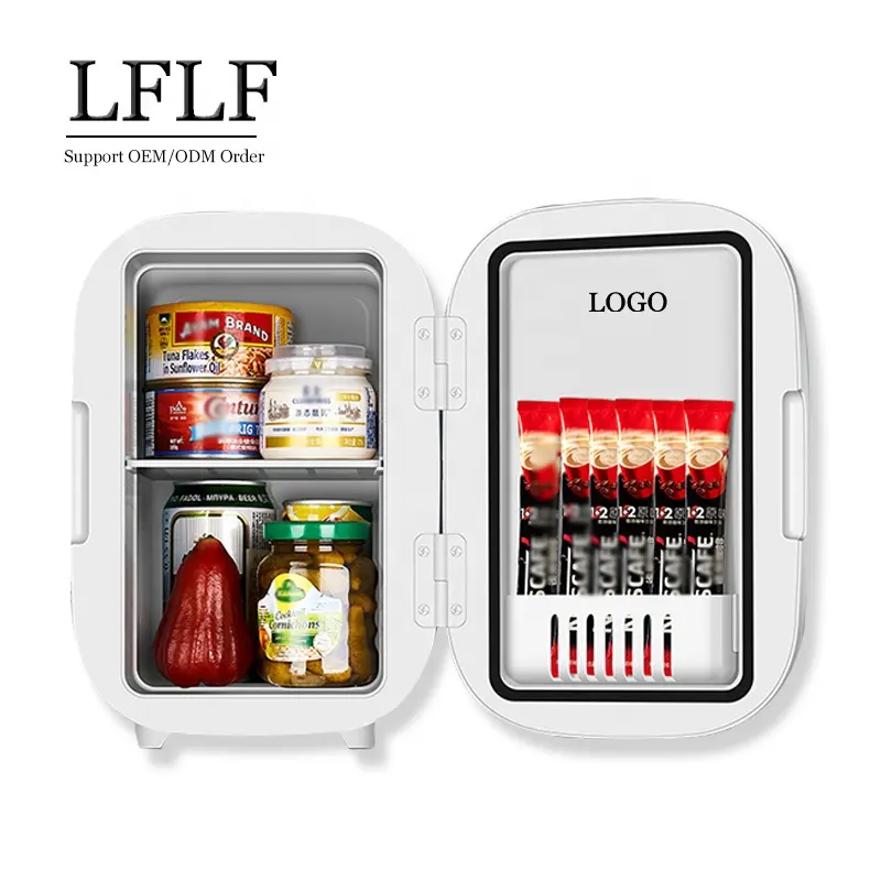 OEM маленький холодильник для макияжа и ухода за кожей портативный мини-холодильник косметический автомобильный холодильник-морозильник магнитные красивые мини-холодильники для путешествий