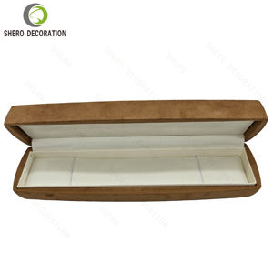 Cajas de Joyería de Regalo Hechas a Medida, Caja de Terciopelo Marrón de Lujo para Collares, Juego de Cajas de Joyería al por Mayor, Caja de Embalaje para Joyas - Product Image 5