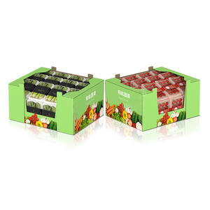 促销瓦楞纸板展示架糖果和食品的分层托盘支架 - Product Image 1