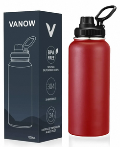 Borraccia Termica VANOW in Acciaio Inossidabile da 40 Oz, Isolamento Sottovuoto, Senza BPA, per Viaggi - Product Image 1