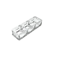 Vente en gros usine DIY Base transparente en PC pour clé de clavier mécanique lumineuse LED, porte-clés, fidget clickers, porte-clés keycap
