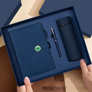Set de Regalo Corporativo 2027, Cuaderno A5 Personalizado con Bolígrafo y Botella de Agua, para Reuniones Anuales de Empresa, Set de Regalo Empresarial - Product Image 1