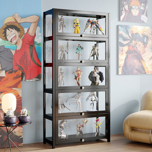 Vitrina Acrílica <span class=keywords><strong>Lego</strong></span> para Figuras, Estantes de Almacenamiento de Productos Cosméticos de Vidrio, Muebles para el Hogar, Armarios para Sala de Estar - Product Image 2