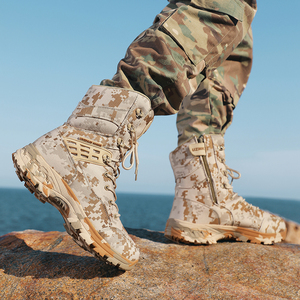Vente directe du fabricant de nouvelles chaussures de randonnée imperméables pour hommes, <span class=keywords><strong>bottes</strong></span> de <span class=keywords><strong>chasse</strong></span> camouflage, chaussures tactiques légères en gros - Product Image 3