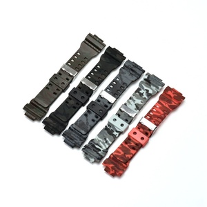 Correa de reloj de repuesto de silicona de camuflaje de 16mm para correa de pulsera de 2/110/120/110/8900G-, correa de pulsera de silicona - Product Image 2