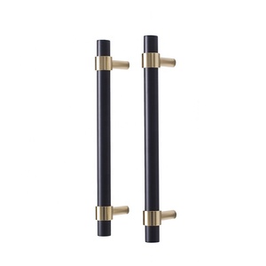 Offre Spéciale moderne argent noir or laiton armoires de cuisine tire armoire poignée tiroir boutons - Product Image 3