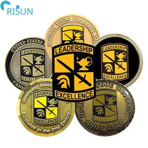 工厂定制3D美国ROTC莫尔黑德州立大学MSU纪念挑战硬币定制MSU挑战硬币