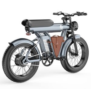 Vélo électrique tout-terrain à suspension intégrale avec pneus larges, cadre de vélo électrique 1200w, entrepôt UE - Product Image 4