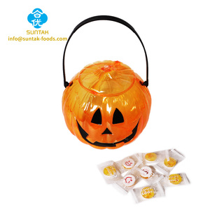 Seau de bonbons en plastique pour Halloween, marque <span class=keywords><strong>Domdom</strong></span>, tablette de bonbons, saveur fruitée, glucose, saveur d'orange, pack cadeau 1,5 g, certifié pour enfants - Product Image 3