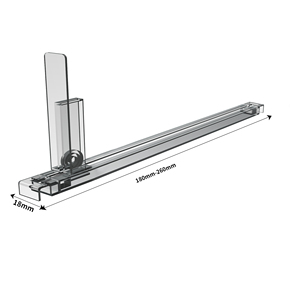 Distributeur de canettes de boisson Rack distributeur automatique Pusher Tray Rack Soda Can Organizer Beverage Can Rack Shelf Pusher Glide - Product Image 4