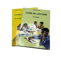 Impression de livre couverture souple personnalisé cahier d'exercices éducatifs pour l'école africaine manuel de français imprimé pour les étudiants