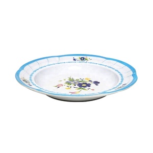Plateau de restaurant en <span class=keywords><strong>plastique</strong></span> imprimé, bon marché usine, mélamine irrégulier écologique OEM cuisine <span class=keywords><strong>pique</strong></span>-<span class=keywords><strong>nique</strong></span> impression personnalisée - Product Image 2