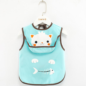 Bavaglino Impermeabile Senza Maniche per Neonati con Raccogli Briciole, Bavaglino per Bambini con Cartoni Animati, Supporto OEM ODM, Vendita all'Ingrosso - Product Image 6