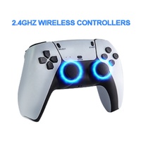 Livraison directe U9 sans fil 2.4g Hd Arcade Psp Retro Home Tv Consoles de jeux vidéo 64 go 10000 + boîte de jeux pour Ps5 contrôleur U9 Game Stick