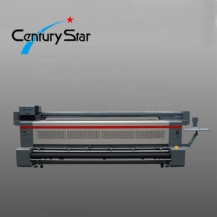 Máquina de impressão têxtil digital, rolo de 1.2m/1.6m/1.8m/2.1m/3.2m de largura para rolar tecido
