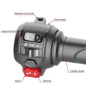 Double flash <span class=keywords><strong>de</strong></span> la poignée <span class=keywords><strong>de</strong></span> régulation <span class=keywords><strong>de</strong></span> <span class=keywords><strong>vitesse</strong></span> intégrée <span class=keywords><strong>de</strong></span> l'ensemble <span class=keywords><strong>de</strong></span> commutateur pour <span class=keywords><strong>moto</strong></span> électrique - Product Image 3