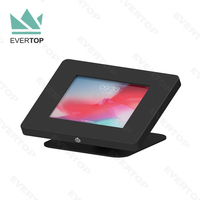 LST05SB-C 7.9-10.5 "Rotule Affichage Table Bureau Comptoir Universel Support DE Tablette, Pivotante Serrure À Clé En Métal Enquête Tablette POS