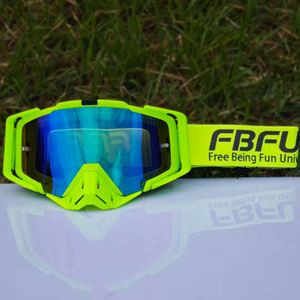 FBFU - Casco Deportivo Profesional para Motocicleta, Resistente al Viento, de Spandex/Algodón, Modelo FB-FH, con Lente Intercambiable, para Motocross - Product Image 5