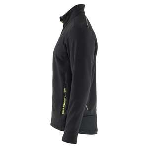 BLAKLADER - 476510109933XL MicroFleece <b>Jacket</b> Black/<b>Hi</b>-<b>vis</b> yellow - EAN 7330509907955 WORK <b>JACKETS</b> ALL SEASON <b>SOFTSHELL</b> <b>JACKETS</b> - Product Image 3