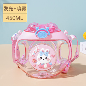 <span class=keywords><strong>2023</strong></span> nouveaux vaporisateurs de beignets en plastique recyclé de 500 ml avec buse et LED pour enfant, étudiant ou enfant - Product Image 4