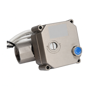 Vanne à bille électrique en laiton COVNA DN15 1/2 pouce 2 voies à passage total 12V CC normalement fermée CR2 2 fils à retour automatique - Product Image 3