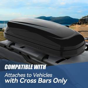 Échantillon gratuit Sac de toit de voiture Sac à bagages, Sac de rangement de 15 pieds cubes pour tous les véhicules, Sac de toit pliable pour l'extérieur pour la conduite autonome - Product Image 3