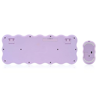 Kombo Keyboard dan Mouse Nirkabel 2.4G JERTECH Factory SW98 Desain Personal untuk Komputer Kantor dan Gaming