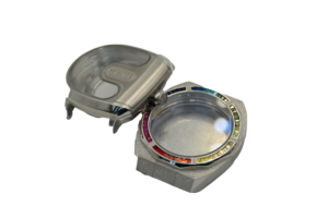 Gold/Silver <strong>Watch</strong> <strong>Case</strong> <strong>Stainless</strong> <strong>Steel</strong> Shiny/Brushed Glass Caseback <strong>Watches</strong> <strong>Cases</strong> Parts