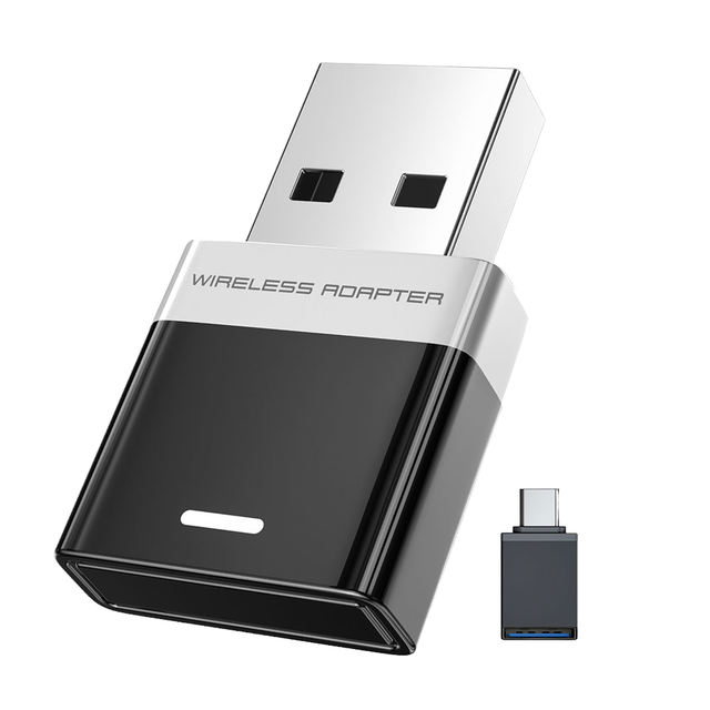 Mini USB Wireless CarPlay Adapter Portable Dongle Compatible with Android Apple CarPlay