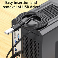 Câble d'extension USB 3.0 mâle/femelle blindé tressé 5 Gbit/s, compatible avec ordinateur, scanner, imprimante, disque dur, charge rapide