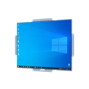 Green Touch 19-Zoll resistentes Industrie-LED-Display 4-Streifen-Touchscreen 1280 x1024 mit VGA/HDI/DVI-Anschluss für Kiosk-Service