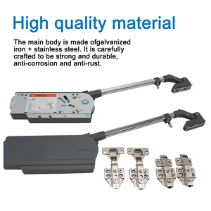 Hệ thống giảm chấn cửa tủ sắt cao cấp, lò xo khí, cửa xếp, đóng êm, nâng hạ cho nhà bếp & phòng ăn - Product Image 3