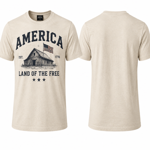 Camiseta <span class=keywords><strong>Country</strong></span> para Hombre, Vintage, de Algodón, con Estampado Gráfico, Estilo Western Ranch, Manga Corta, Estilo Americano, Proveedor de Ropa con Estampado Personalizado al por Mayor - Product Image 3