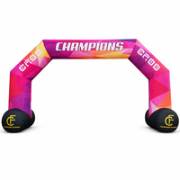 Arche publicitaire gonflable pour les agences de publicité, portail publicitaire personnalisé pour les organisateurs de festivals et les courses sportives