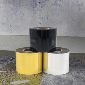 Good Quality YJ Brand Eco-Friendly PET Black White Silver <b>Gold</b> Hot Stamping <b>Foil</b> Roll for Leather Plastic Printing Model YJ006 - Product Image 3