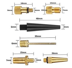 Kit d'adaptateurs de valve de pneu de vélo Pompe à bille Aiguille Essentielle Dispositifs de gonflage et accessoires pour votre vélo - Product Image 1