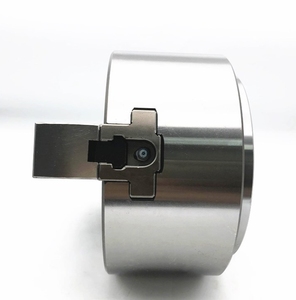 Mandrin de serrage motorisé à 2 mors en acier inoxydable pour tournage et fraisage, taille personnalisée, pour alésage creux - Product Image 6