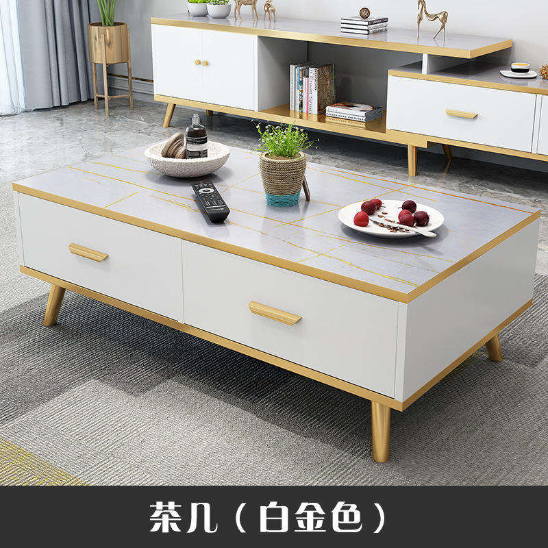 Or blanc/table basse