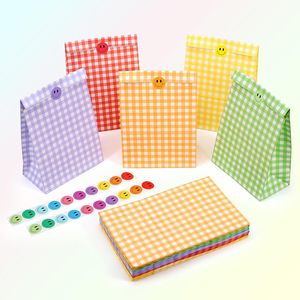 Bolsas de regalo de lunares de color para fiesta de papel, bolsas de golosinas, bolsa de regalo pequeña para galletas para cumpleaños, Baby Shower, boda y más - Product Image 4