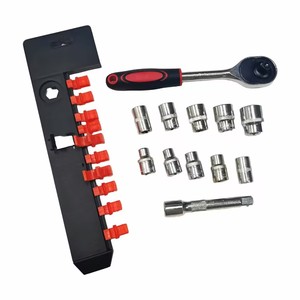12 buah kunci pas soket Rotator kepala perangkat keras 1/2 inci, alat mekanik dengan peralatan rumah DIY OEM - Product Image 5
