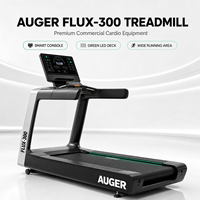 Caminadora Eléctrica Comercial AUGER FLUX-300 de Alta Resistencia para Gimnasio con Pantalla LED e Inclinación Ajustable